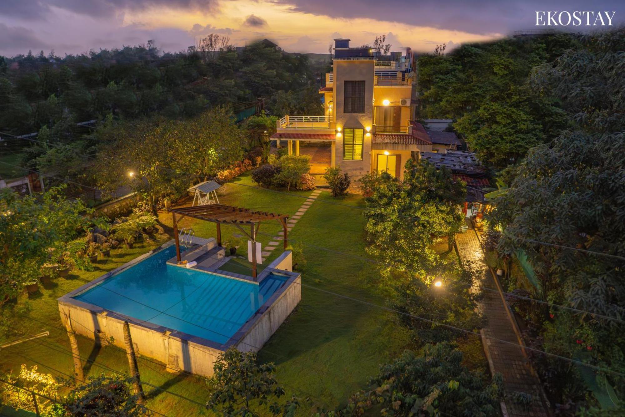 Ekostay Gold - Olive Crest Villa - Spacious Lawn Lonavala Buitenkant foto