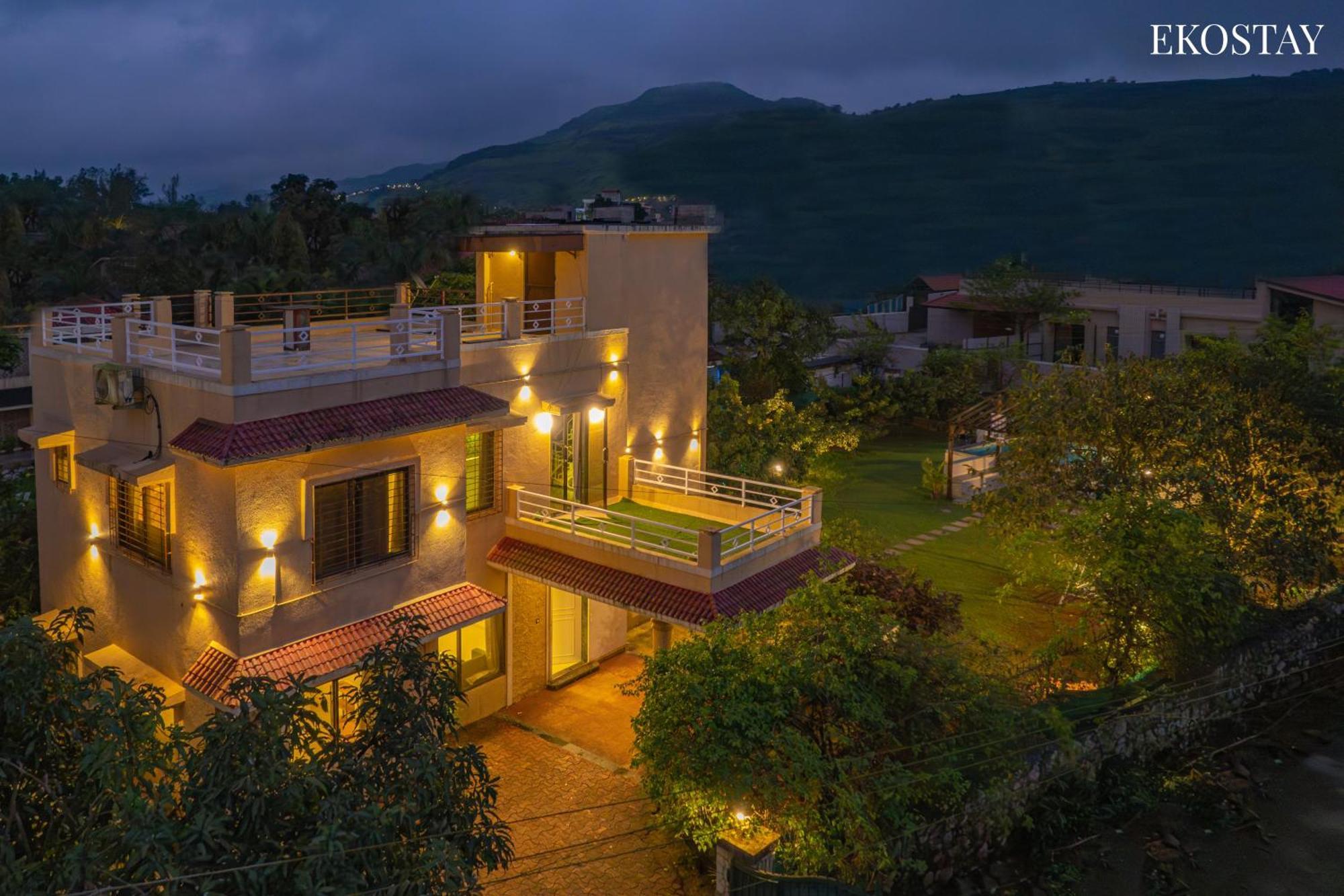 Ekostay Gold - Olive Crest Villa - Spacious Lawn Lonavala Buitenkant foto